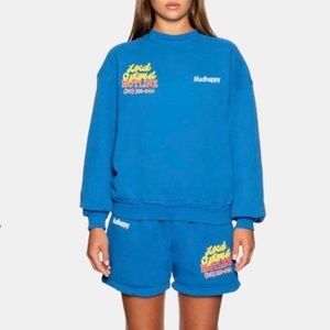 MADHAPPY Local Optimist Hotline Crewneck Sweatshirt